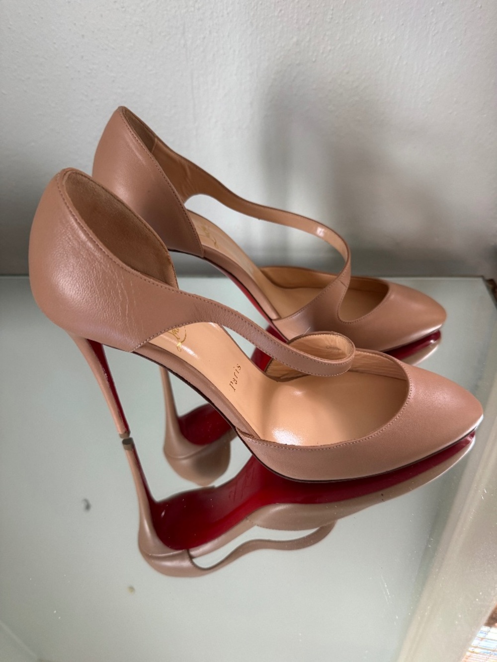Christian Louboutin Camel Heels